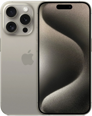 iPhone 15 Pro Новый, распакованный 2Sim natural_titanium 128gb